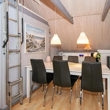 Дом отдыха Three-bedroom Holiday In Ringkobing 15 *